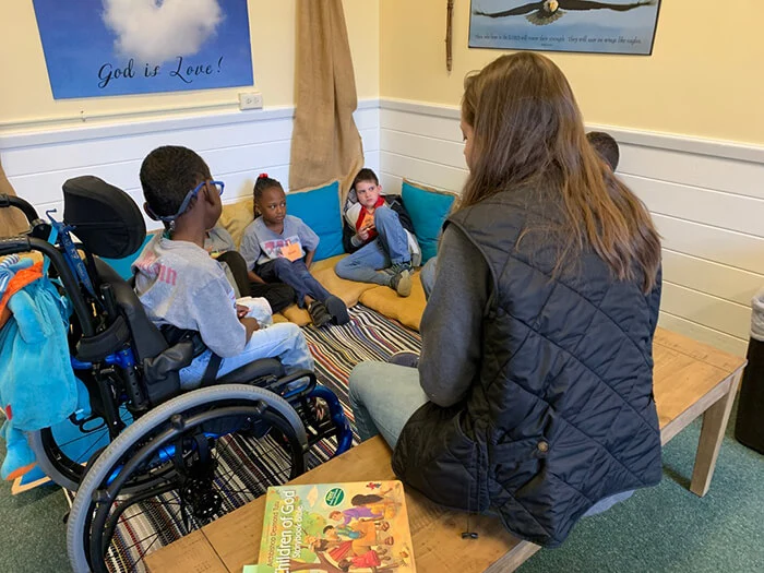 Kids Teach Fairlawn-West UCC Church in Akron, OH